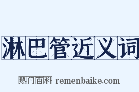 淋巴管近义词是什么意思的图片